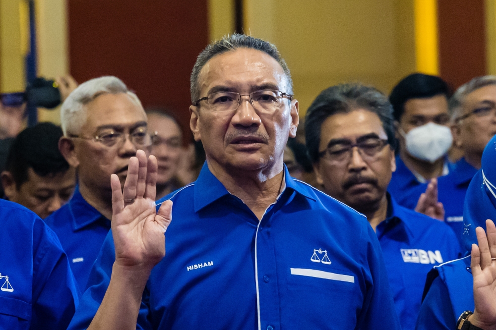 Sembrong MP Datuk Seri Hishammuddin Hussein said he would meet with the Sembrong Umno division to discuss his next course of action. — Picture by Firdaus Latif