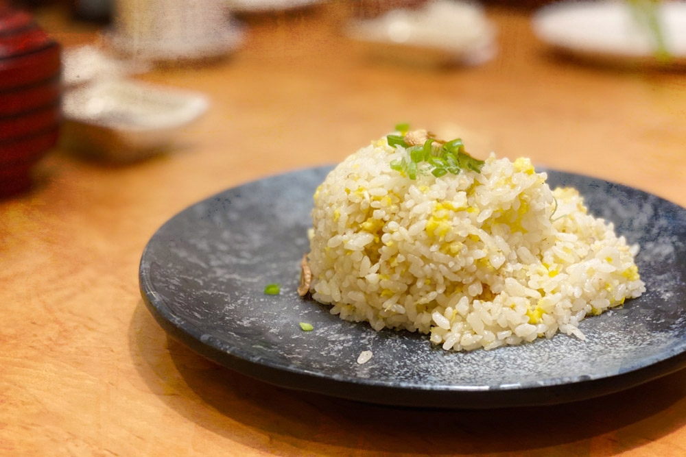 Garlic fried rice.
