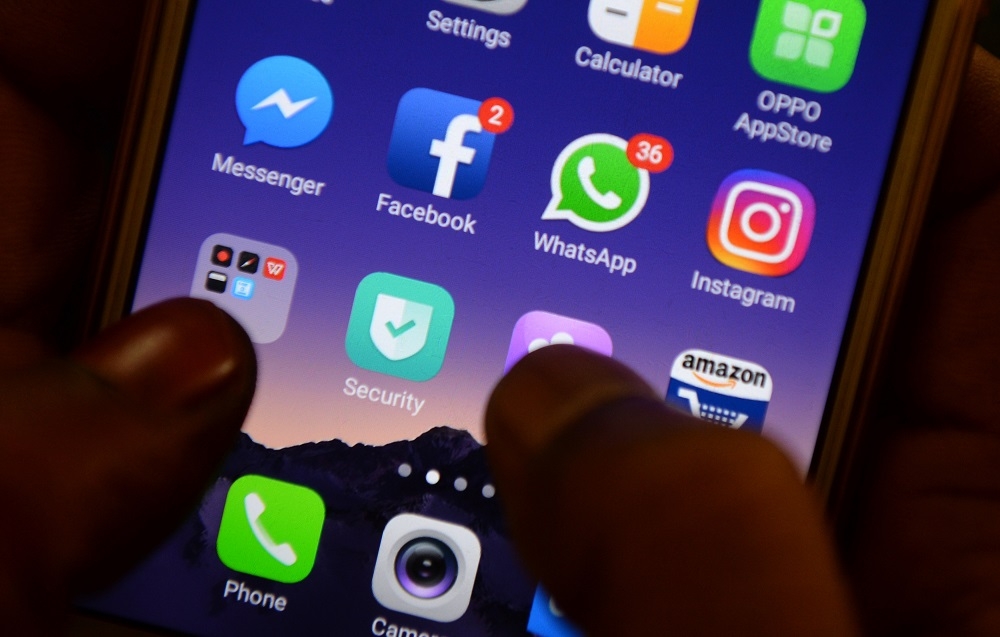 The Communications and Multimedia Content Forum of Malaysia (CMCF) revealed in its latest report that a total of 518 out of 734, or 71 per cent, of complaints received last year came from social media platforms. — AFP pic