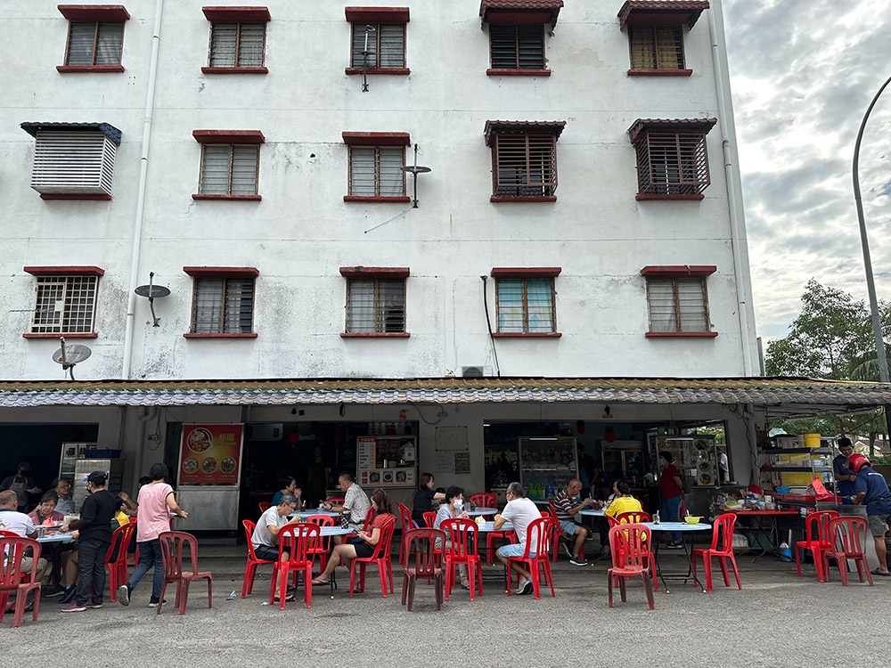 Dine al-fresco outside the eatery for a comfortable dining experience.