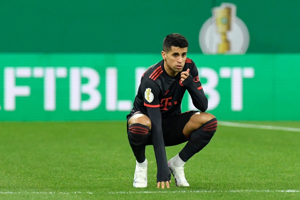 Bayern Munich's Portuguese defender Joao Cancelo looks on during the German Cup (DFB Pokal) last 16 football match between 1 FSV Mainz 05 and FC Bayern Munich in Mainz, southwestern Germany on February 1, 2023. — AFP pic