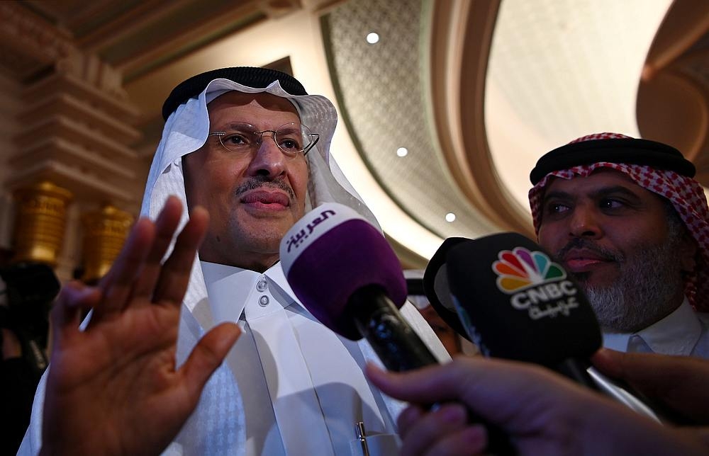 Saudi Energy Minister Prince Abdulaziz bin Salman warned on Saturday Western sanctions against Russia could result in a shortage of energy supplies in future. — Reuters pic