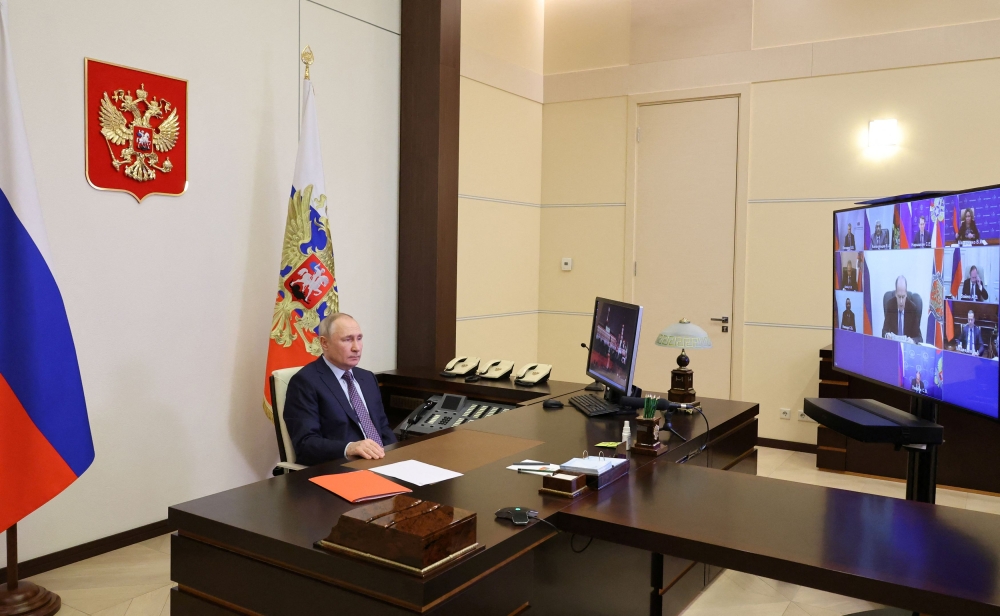 Russian President Vladimir Putin has offered his condolences for the victims of a strong earthquake that struck Syria today. — Reuters pic