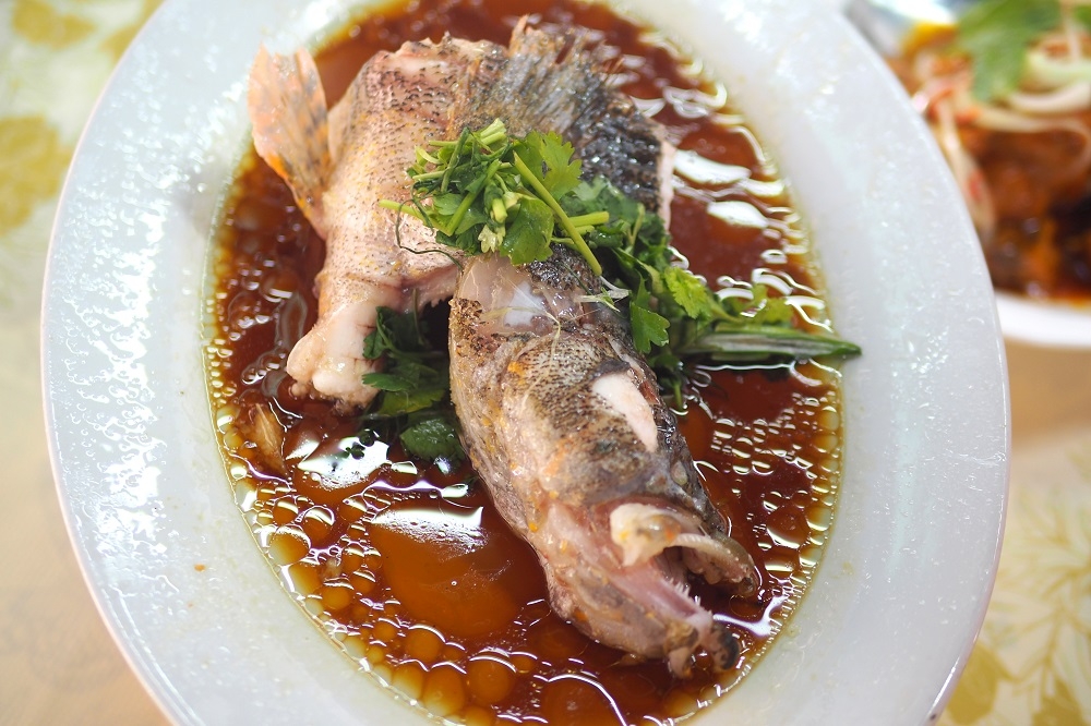 Steamed Soon Hock fish is perfectly steamed with flaky, sweet fish paired with soy sauce at Restoran Buddies. — Pictures by Lee Khang Yi