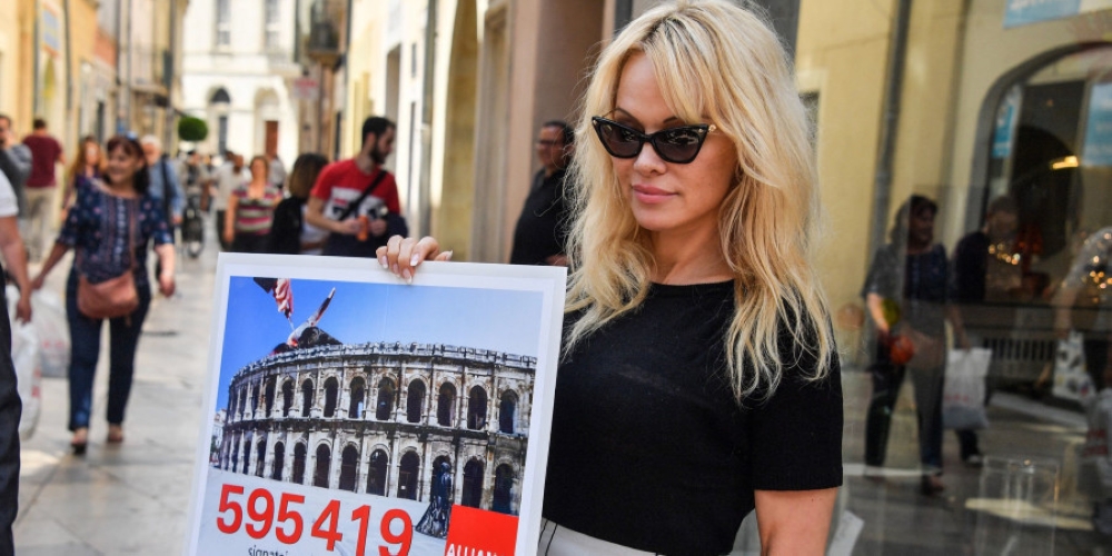 Pamela Anderson has been advocating for animal rights for more than 30 years. — AFP pic