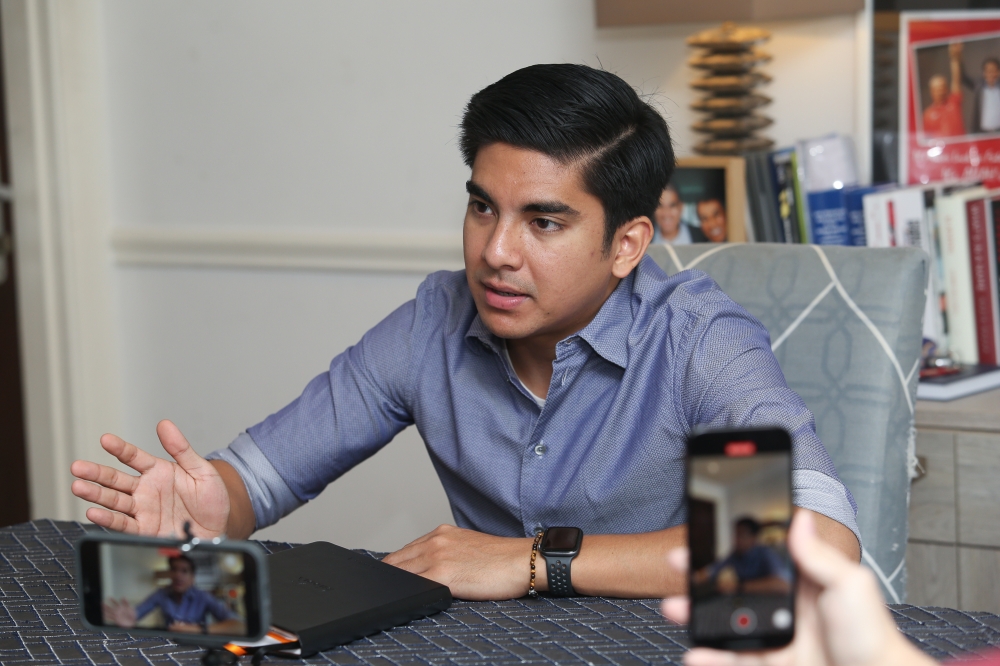Syed Saddiq Abdul Rahman has condemned the alleged act of a teacher who coaxed a student to embrace Islam. — Picture by Choo Choy May
