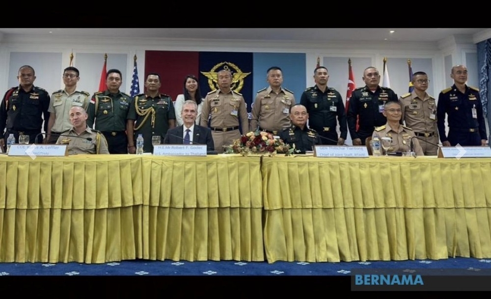 Malaysia is to participate in this year’s Cobra Gold, world’s longest running and largest multinational military exercise in South-east Asia. — Picture via Twitter/Bernama