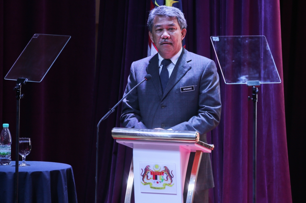 Last month, Defence Minister Datuk Seri Mohamad Hasan announced that his ministry was anticipating reduced allocations in Budget 2023 due to lower projected national revenue from falling oil prices. — Picture by Ahmad Zamzahuri