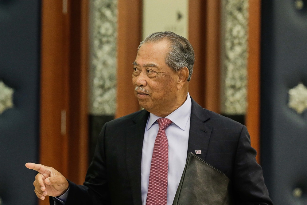 The report said a source from MACC has confirmed that Tan Sri Muhyiddin Yassin would be called in soon over the investigation. — Picture by Sayuti Zainudin 