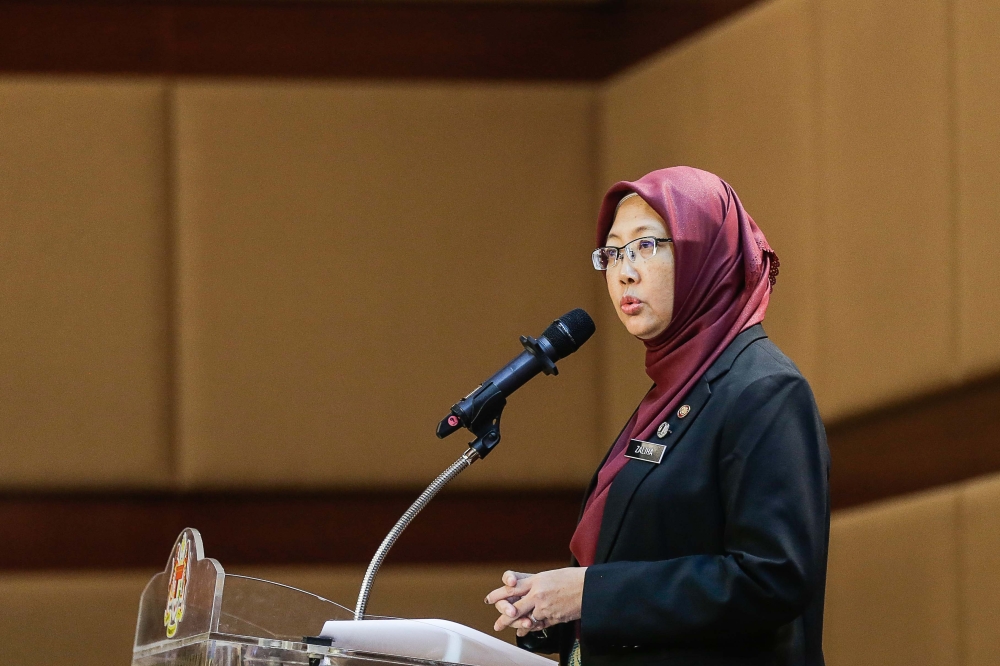 Health Minister Dr Zaliha Mustafa said although congestion in the emergency department is not something new, the Health Ministry (MoH) takes a serious view of the issue. — Picture by Sayuti Zainudin 