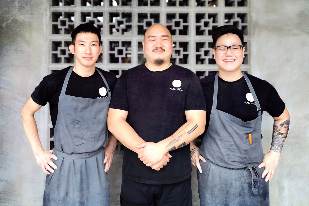 The trio behind Fifty Tales (left to right): Bimmy Soh, Aaron Phua and Aaron Khor.