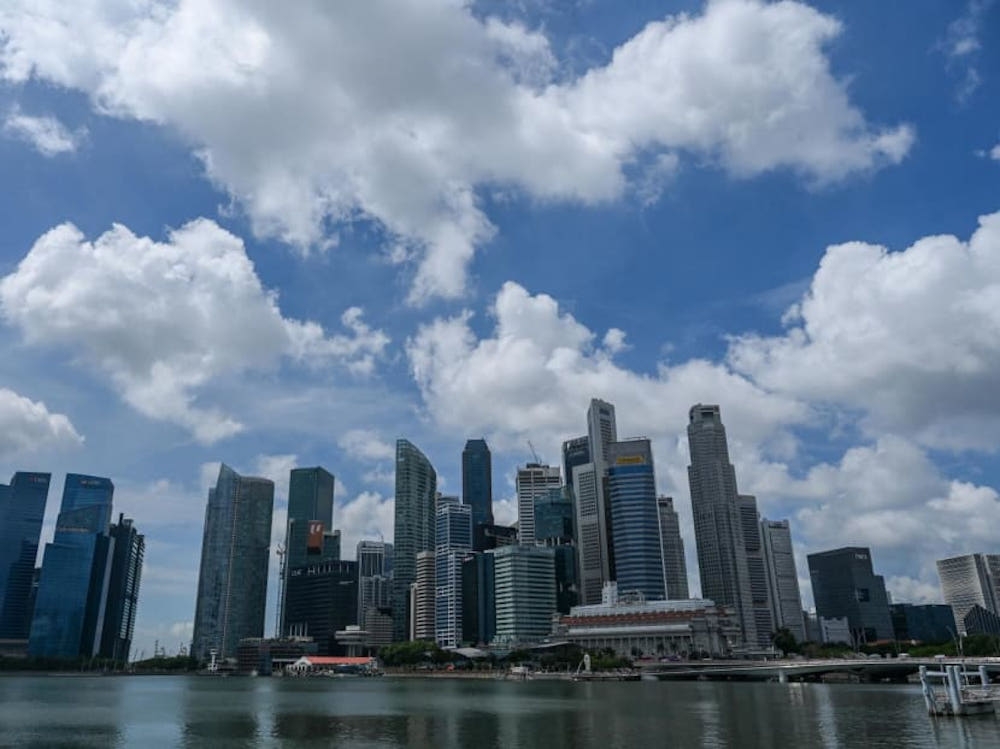 The city skyline in Singapore on December 1, 2022. — AFP pic