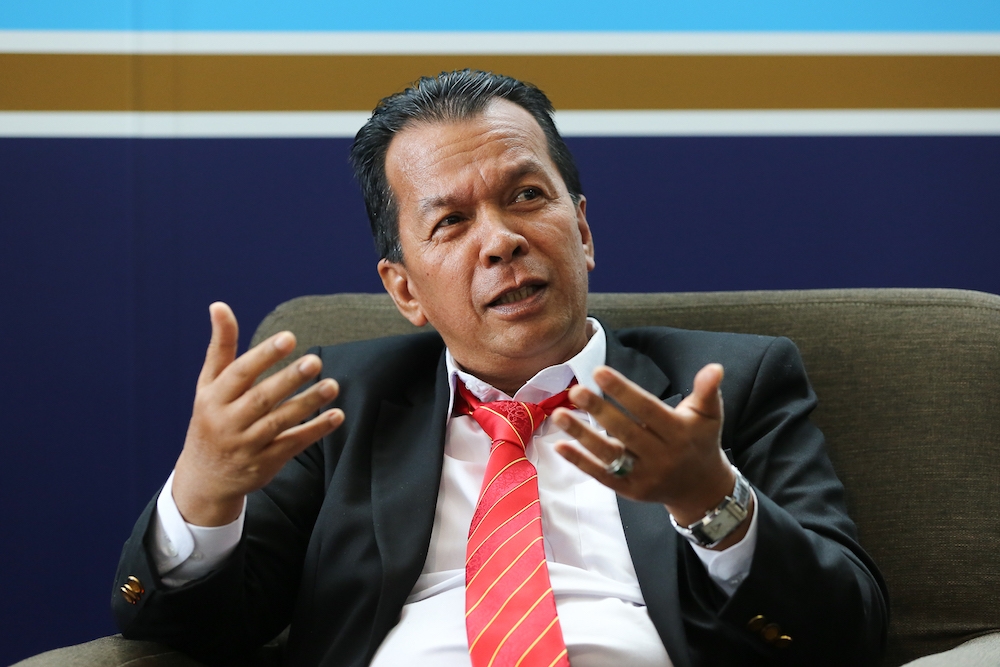 Harumaini Omar was reported on August 15, 2020 to have quit Parti Pribumi Bersatu Malaysia. — Picture by Yusof Mat Isa