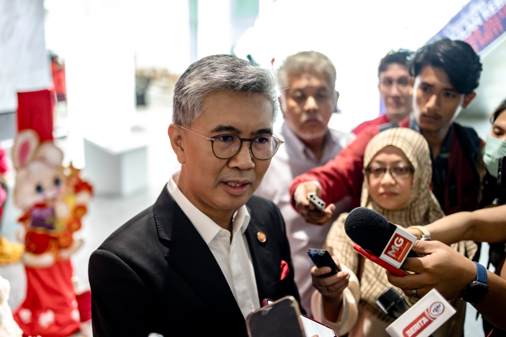 International Trade Minister Datuk Seri Tengku Zafrul Abdul Aziz says Amazon Web Services (AWS) will be investing RM25.5 billion in Malaysia by 2037. ― Picture by Firdaus Latif