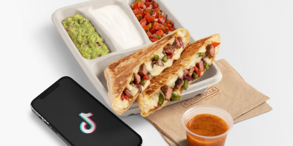 Chipotle has tweaked its menu to integrate a quesadilla hack that went viral on TikTok. — Picture courtesy of Chipotle via ETX Studio