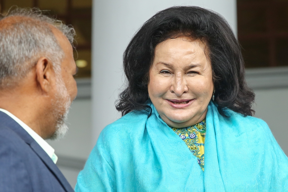 Datin Seri Rosmah Mansor leaving the Kuala Lumpur Court Complex March 3, 2023. — Picture by Yusof Mat Isa
