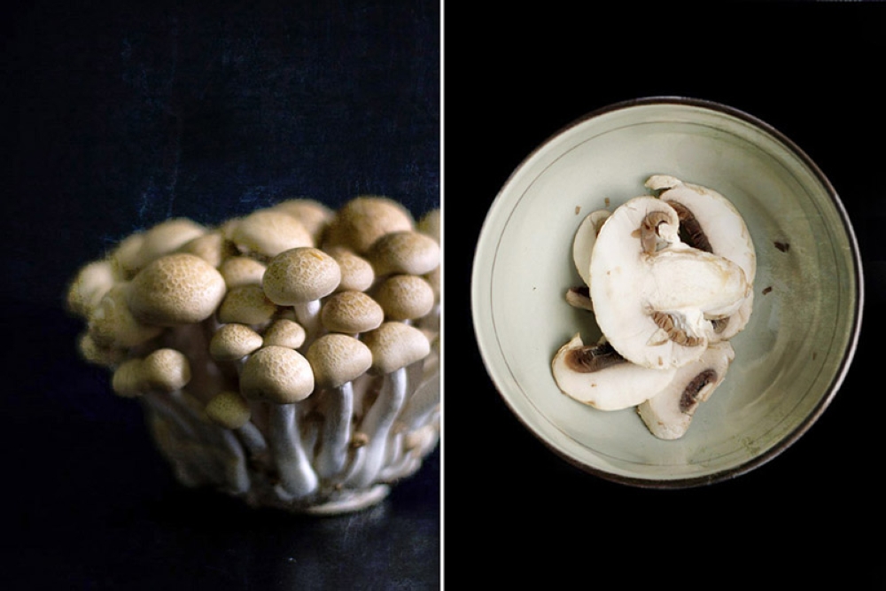 Use a variety of different mushrooms for a balance of flavours and textures.