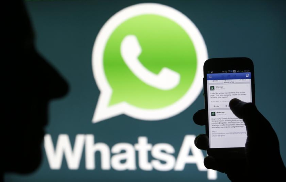 WhatsApp will make it easier for users to reject updates when they disagree with them. — Reuters pic