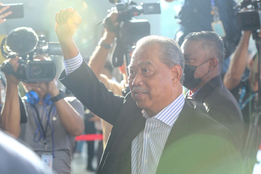 Muhyiddin is the second high-ranking Bersatu leader to be charged in court since last year’s November general election. — Picture by Yusof Mat Isa