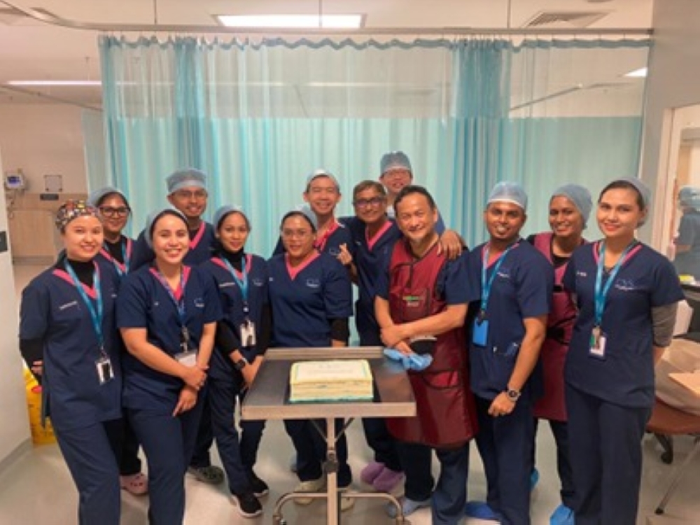 CVSKL cardiology unit celebrates its 50th TAVI milestone. — Picture courtesy of CVSKL