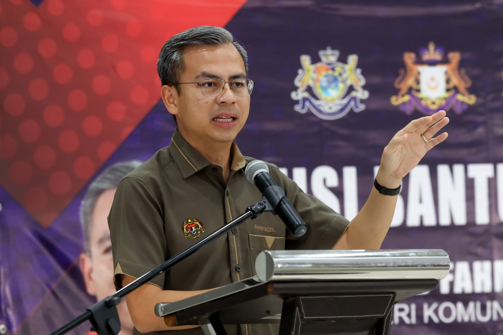 More than half of the 160 telecommunications towers affected by the floods in Johor have been repaired as of yesterday, said Communications and Digital Minister Fahmi Fadzil. — Bernama pic