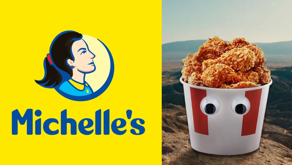 Shortly after Michelle Yeoh’s Oscar win, companies put their own twist on their congratulatory posts. — Pictures via Instagram/juliesbiscuits and /kfcmalaysia