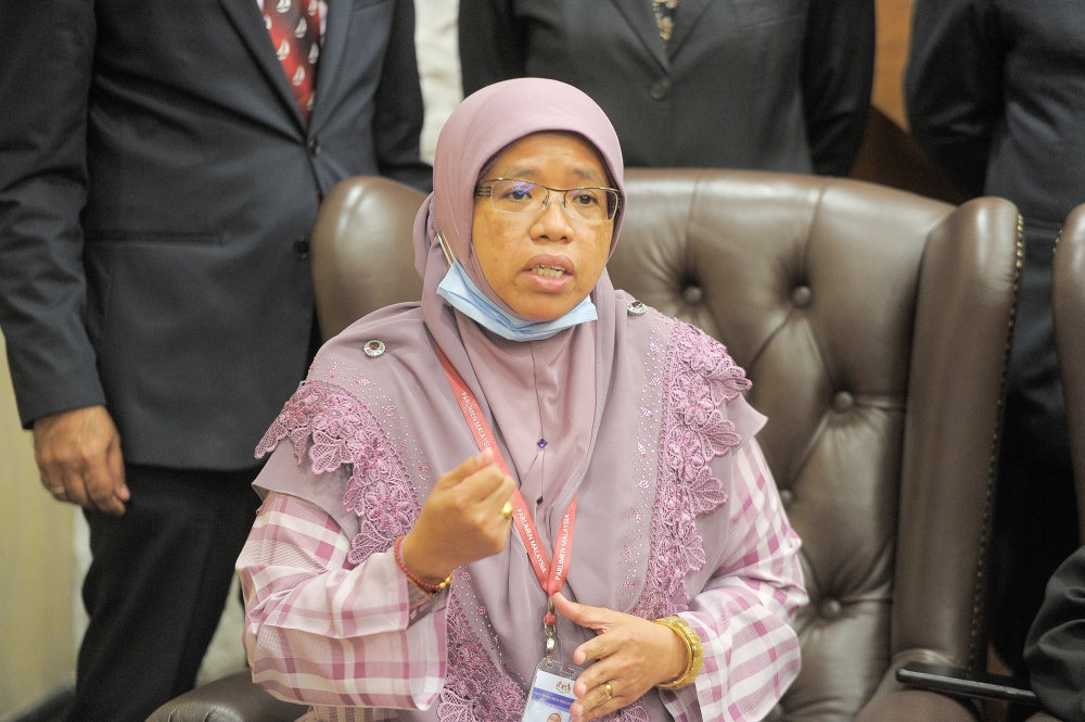 Deputy Minister of Women, Family and Community Development Raj Munni Sabu said the Act will look into addressing elder-related issues as the country prepares itself to be an ageing nation by 2030. — File picture by Shafwan Zaidon