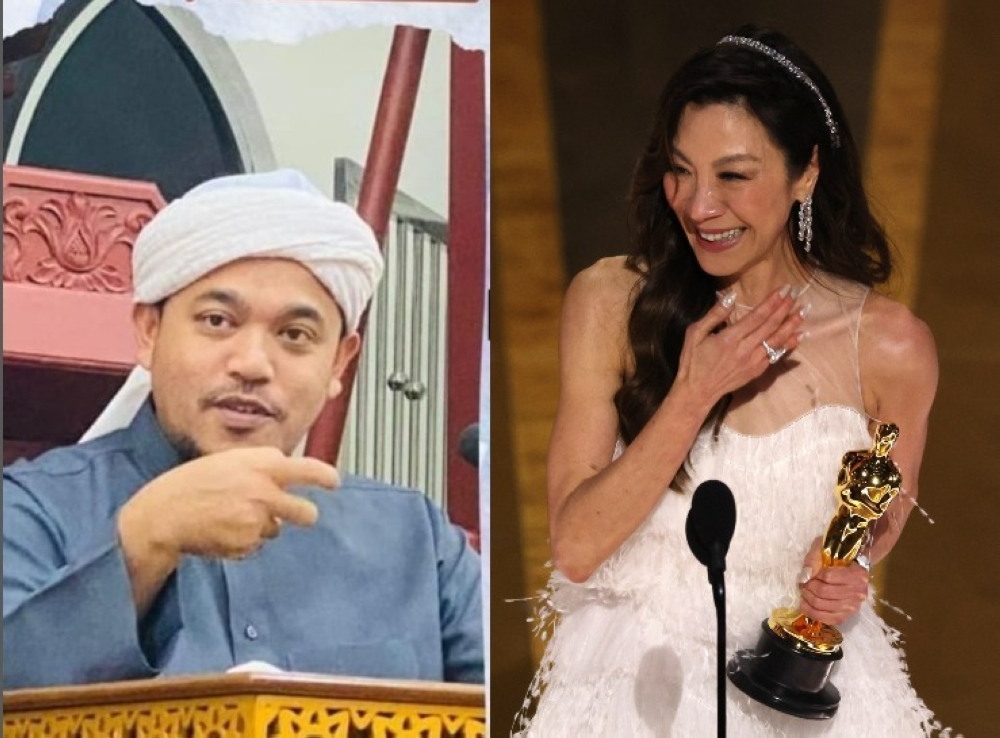 Wrong to celebrate Michelle Yeoh’s historic Oscar win, says PU Syed — Picture via Instagram/pusyed_official and Syed Saddiq/Twitter