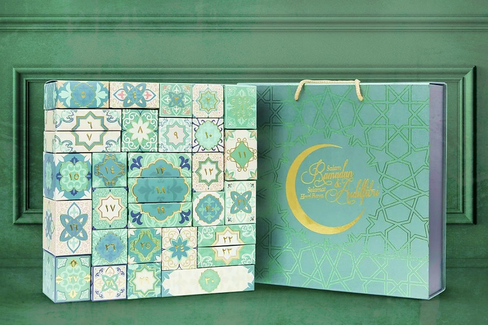Bakhache Hampers’ Ramadan Advent Calendar offers a boxed gift for each day of the Holy Month. — Picture courtesy of Bakhache Hampers
