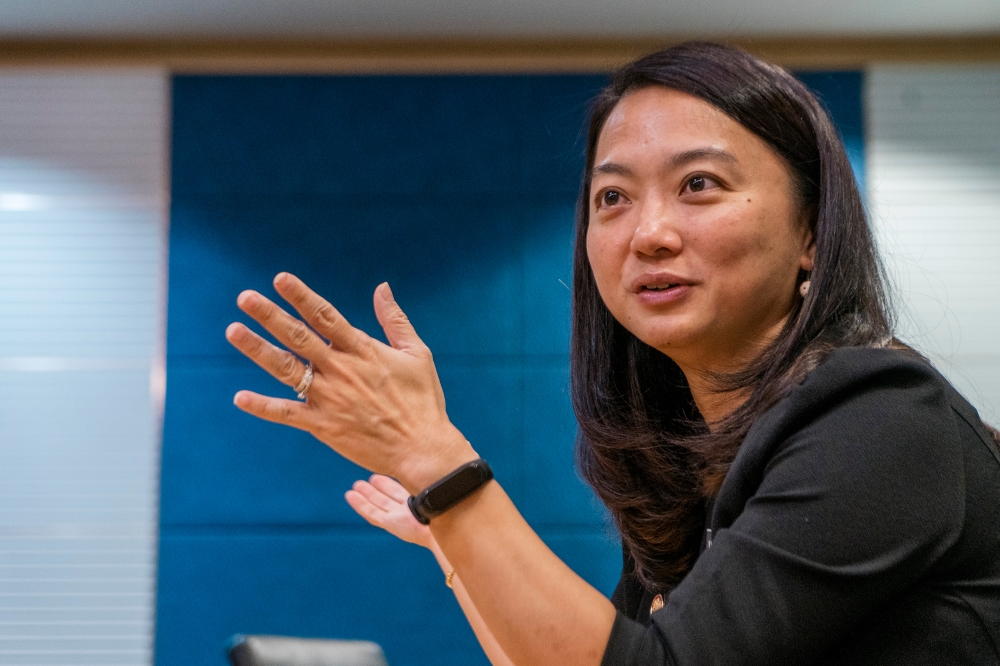 Youth and Sports Minister Hannah Yeoh said Sarawak have been officially chosen as the host of the 2024 Malaysia Games (Sukma). — Picture by Shafwan Zaidon