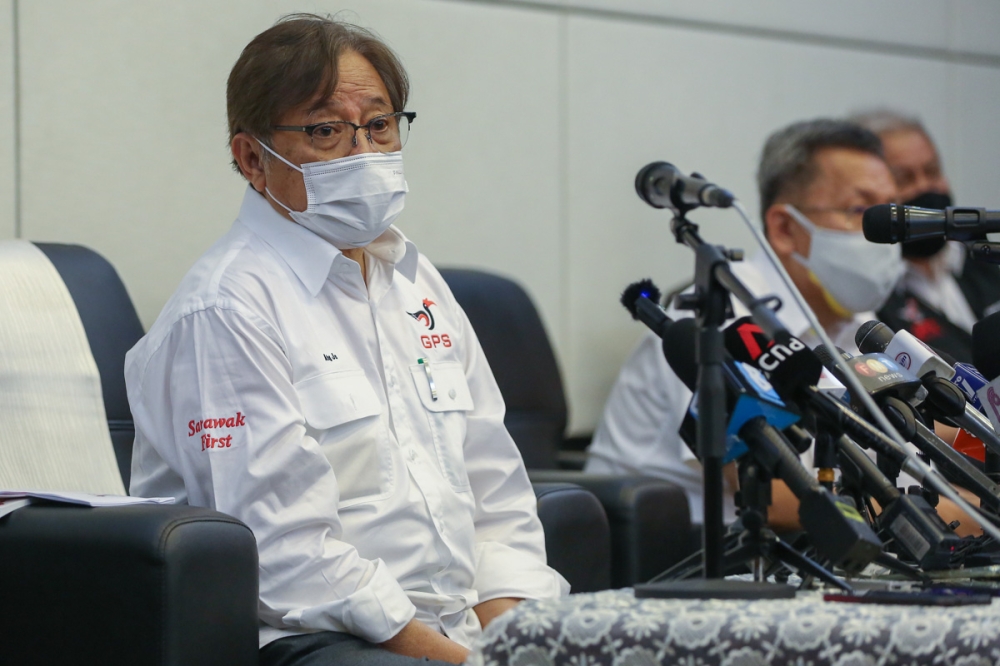 Sarawak Premier Tan Sri Abang Johari today said that the state Ministry of Women, Early Childhood and Community Wellbeing Development is currently conducting a study on the number of stateless children in Sarawak. —  Picture by Yusof Mat Isa