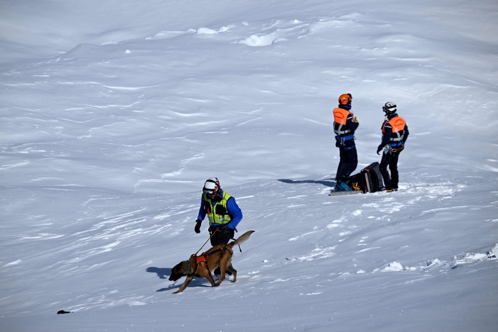 A Swedish woman has died and another is missing after being hit by an avalanche Sunday above the Italian ski resort of Courmayeur, news agencies said. — AFP pic