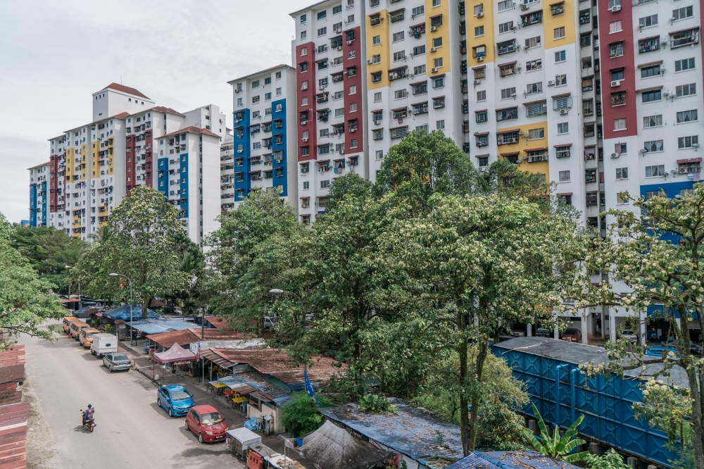 A general view of the People’s Housing Programme (PPR) Kampung Limau at Pantai Dalam in Kuala Lumpur January 29, 2023. — Picture by Shafwan Zaidon