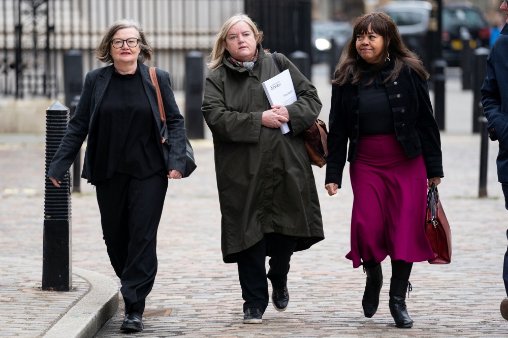 Louise Casey, Baroness Casey of Blackstock arrives at Queen Elizabeth II Conference Centre, for the media briefing of her review into the standards of behaviour and internal culture of the Metropolitan Police Service, in London March 20, 2023. — Picture by Kirsty O'Connor/Pool via Reuters 