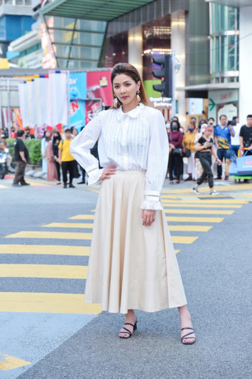 Among the runway models was MY FM radio announcer Emely Poon. — Picture courtesy of Kevin Murphy Malaysia