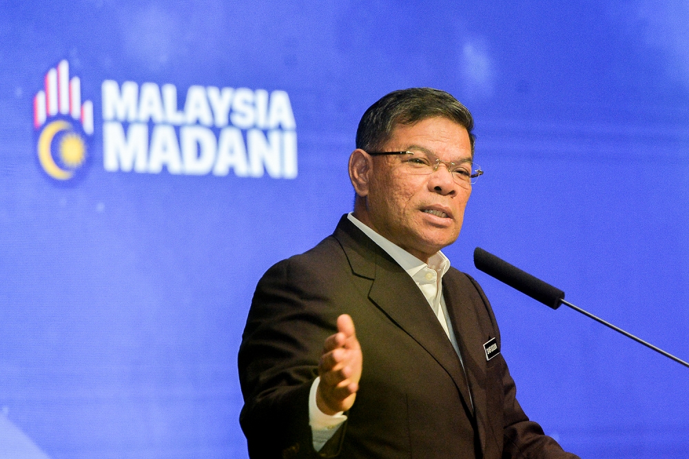 Home Minister Datuk Seri Saifuddin Nasution Ismail said an event like ‘Thai Hot Guy’ would only issue a cause for concern and anxiousness among Muslims in the country. ― Picture by Miera Zulyana