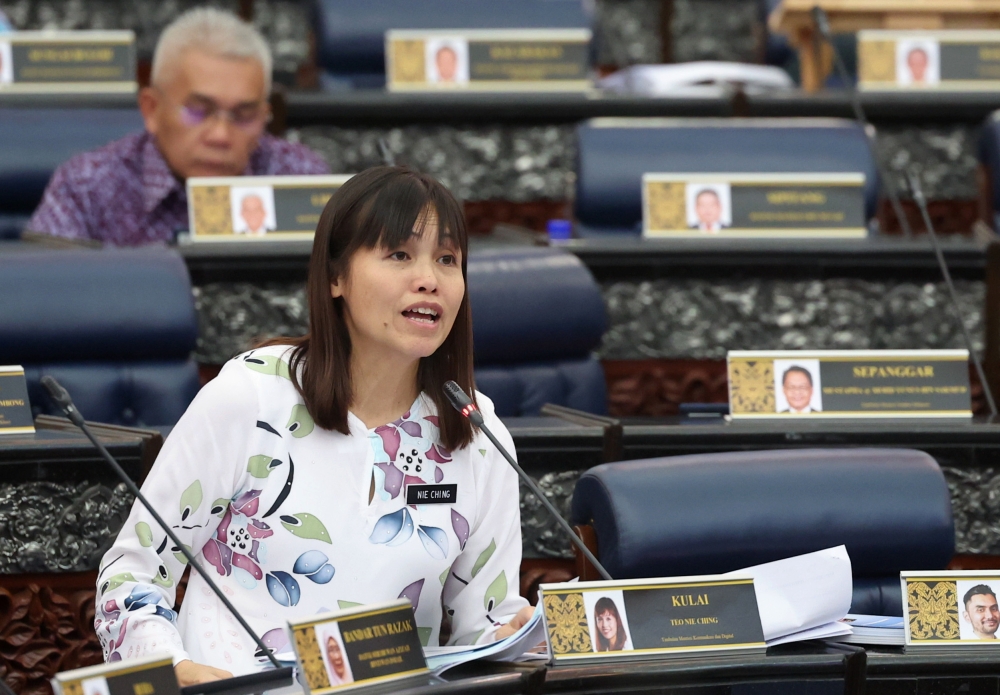 Deputy Minister Teo Nie Ching says the ministry is not involved in the matter, before challenging Shahidan to repeat his claim outside of Parliament where his remarks would not be privileged. ― Bernama pic