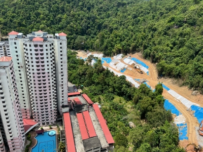 George Town residents living beside hillside highway project demand strict monitoring for safety's sake - Vimarsana News