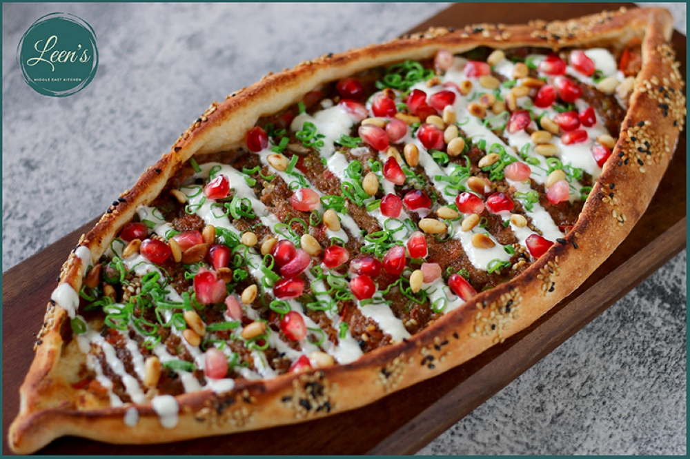 Lamb features heavily in the menu like this crowd favourite of Mariah Pide — Picture courtesy of Leen's Middle East Kitchen