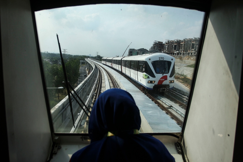 In the May 24, 2021 incident, a train ferrying 213 passengers collided with a faulty train which was being test-driven in a tunnel between the Kampung Baru and KLCC stations. — Picture by Yusof Mat Isa