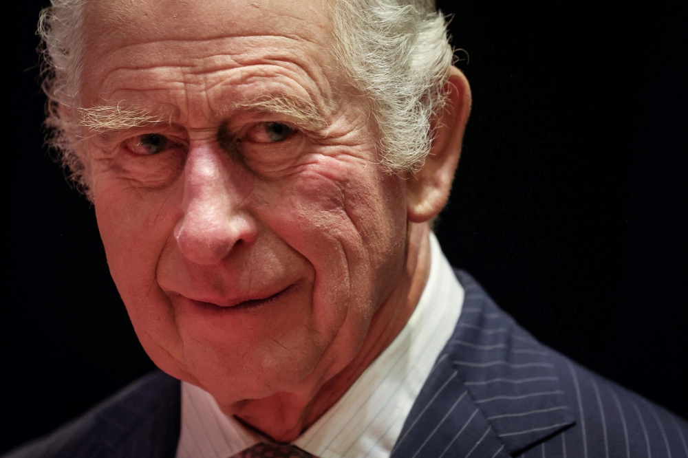 Britain's King Charles III will arrive in Berlin and undertake engagements there and in Brandenburg before heading to Hamburg during the three-day tour. ― AFP pic