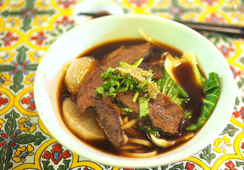 Beef noodles Taiwanese style is excellent too with a robust broth and tender slices of beef with radish