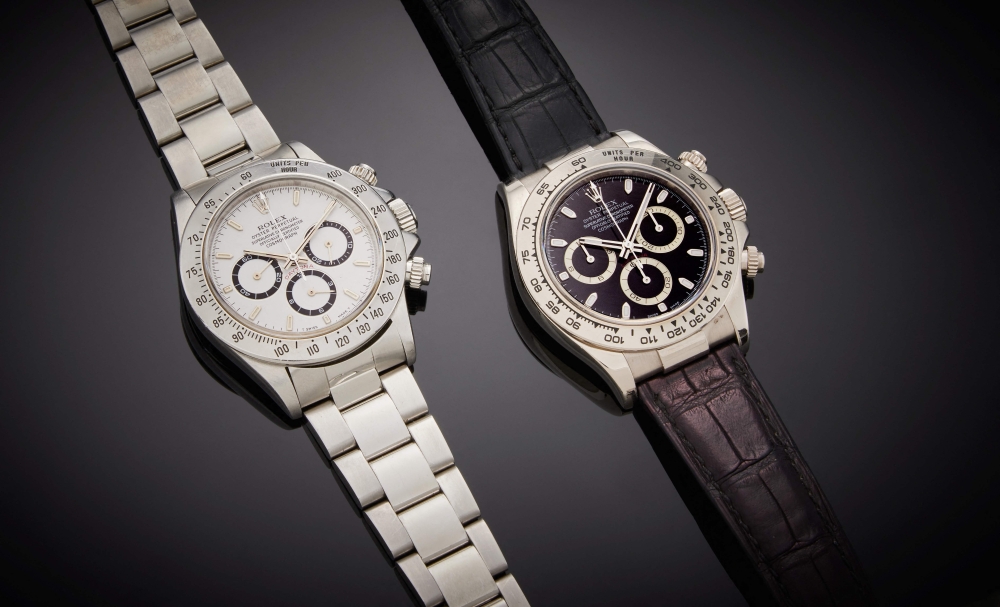 Two Rolexes that carried ‘sentimental’ value for actor Paul Newman. — AFP pic/Sotheby’s