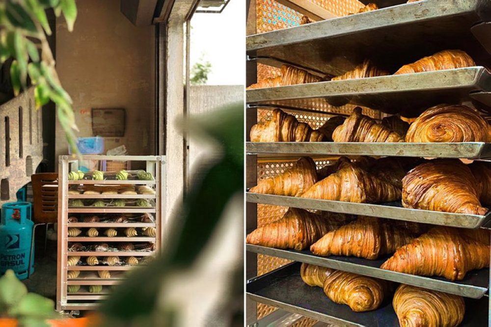From proofing to baking, every croissant is handled with loving care.