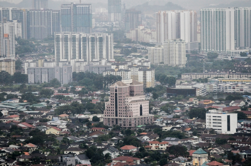 An aerial view of Petaling Jaya March 28, 2018. — Picture by Miera Zulyana