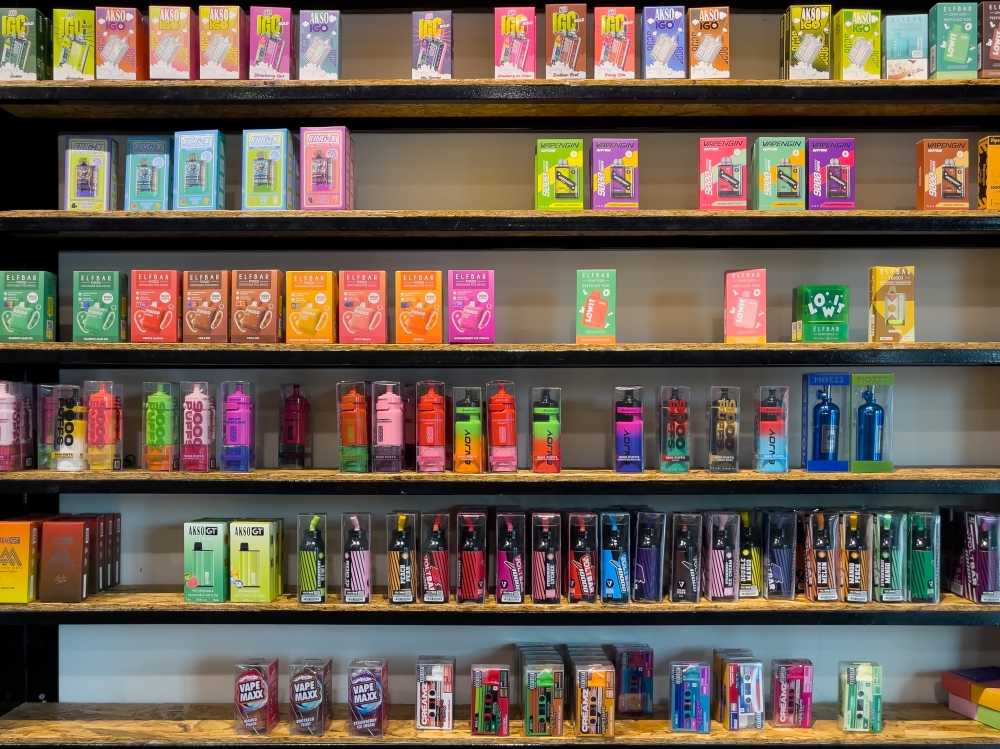 The Ministry of Finance announced that vape liquids will be subject to excise duty of 40 sen per ml from April 1, 2023. — Picture by Raymond Manuel