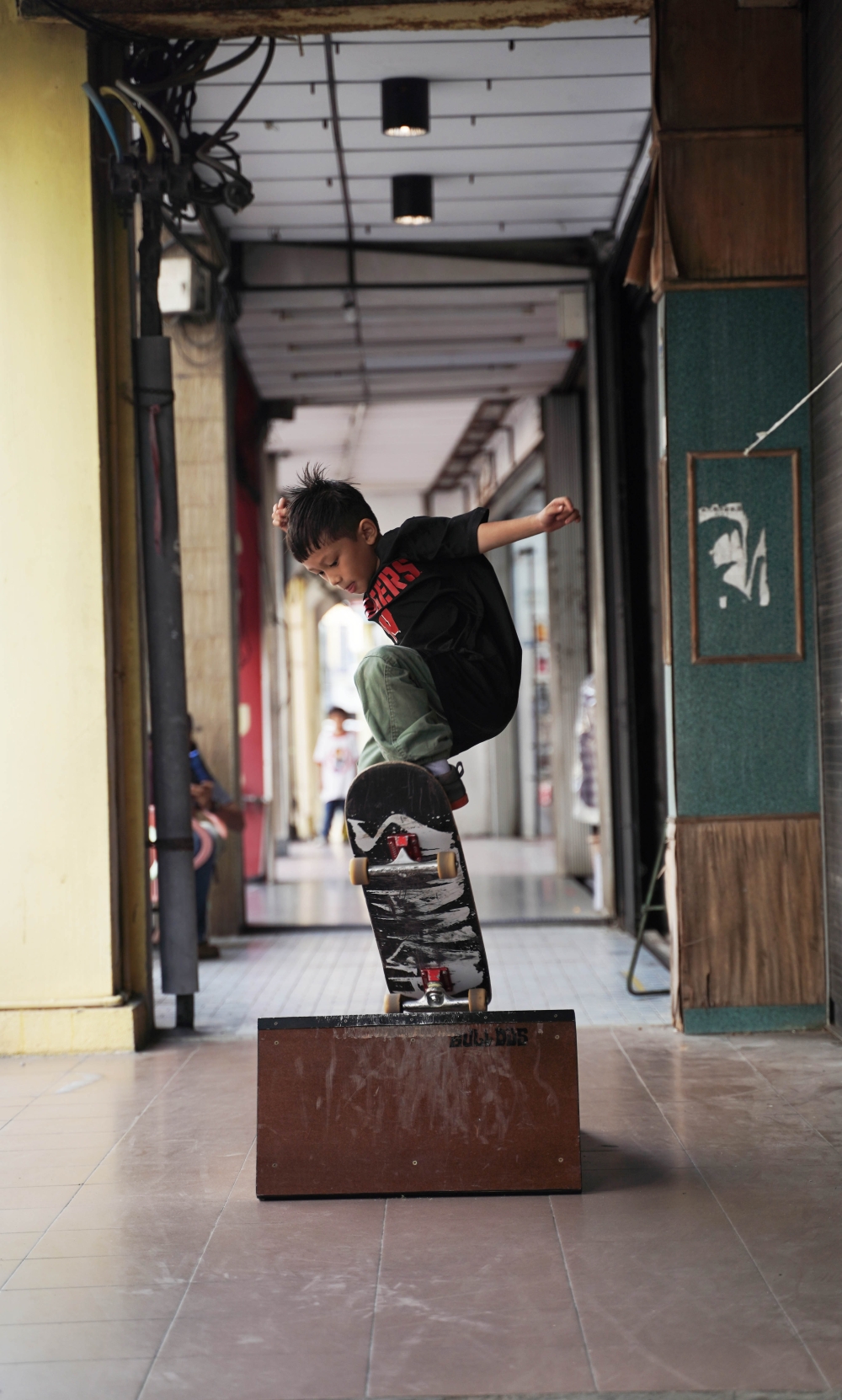 Skateboarding classes for children are offered. — Picture courtesy of Muar Collectorspace
