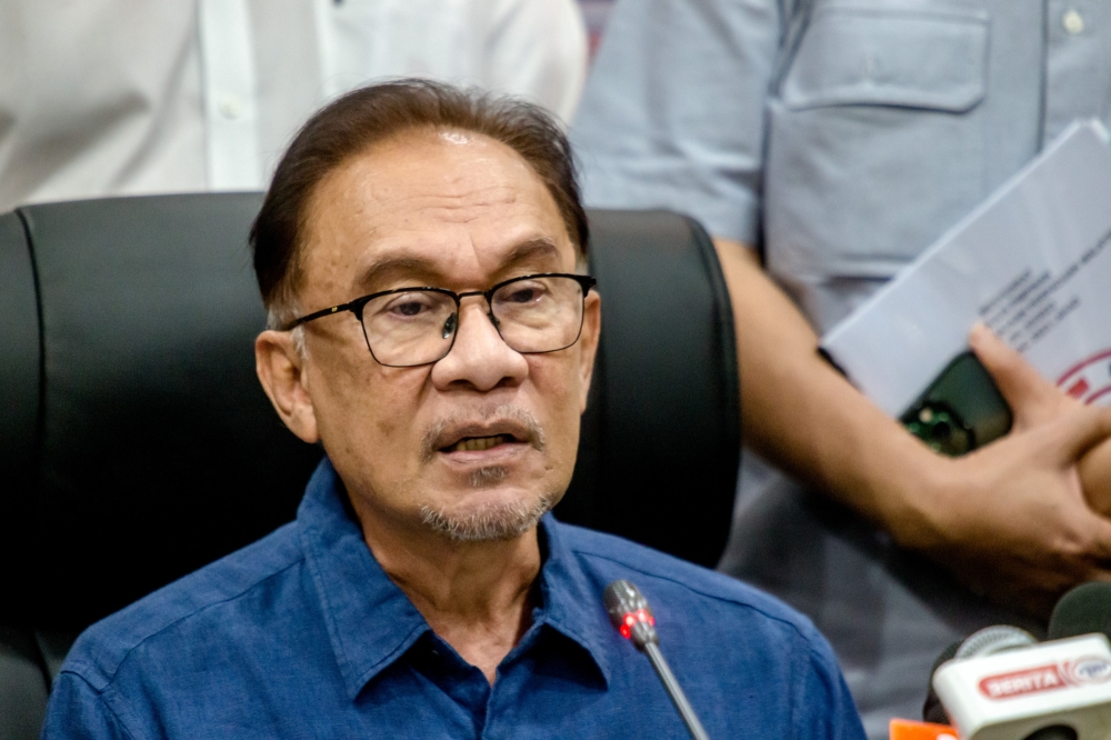 The federal government has agreed to declassify the documents on the June 6, 1976 plane crash that killed then Sabah chief minister Tun Fuad Stephens and 10 others onboard, Prime Minister Datuk Seri Anwar Ibrahim said. — Picture by Firdaus Latif