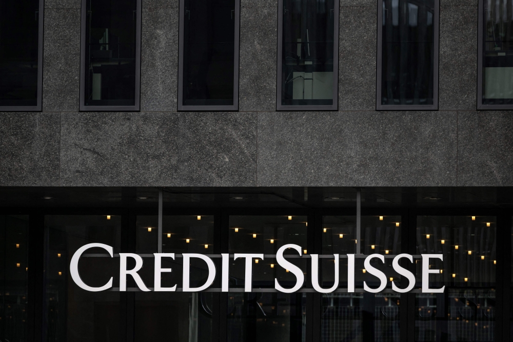 Credit Suisse suffered a string of scandals in recent years and the collapse of three US banks earlier in the month left it looking vulnerable amid fears of contagion. — AFP pic