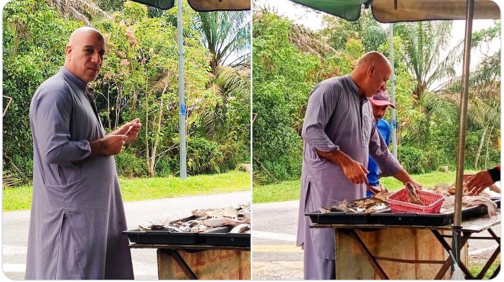 Mohamed Ahmed Mahmoud Shokr could be mistaken for Dominic Toretto or Dom, a character from 'The Fast and Furious' movie franchise. — Picture courtesy of Twitter